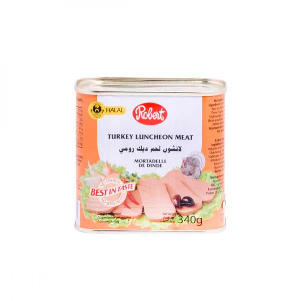 Robert Turkey Luncheon Meat 340gm  Robert Turkey Luncheon Meat 340gm