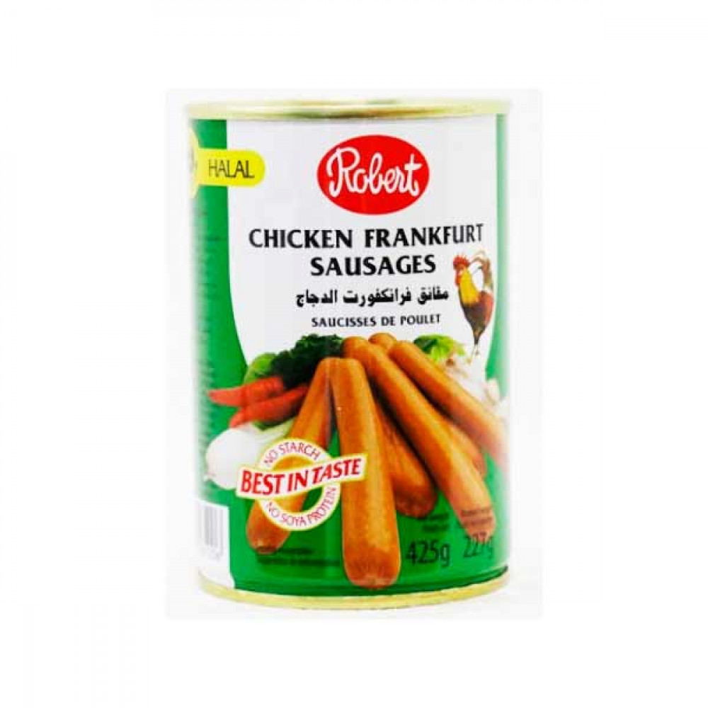 Robert Chicken Frankfurt Sausage 227gm  Robert Chicken Frankfurt Sausage 227gm