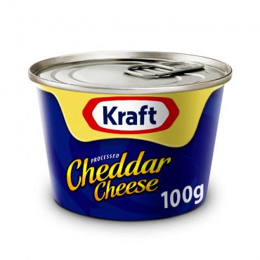 KRAFT CHEDDAR CHEESE CAN LOW FAT 100GM