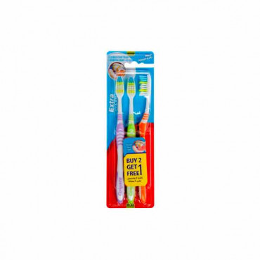 Colgate Toothbrush Extra Clean 2 + 1 Free 