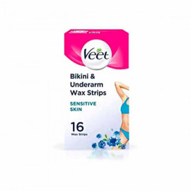 Veet Cold Wax Strips Bkinin/Underarm 16S