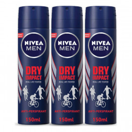 Nivea Men Anti-perspirant Dry Impact 3 x 150ml
