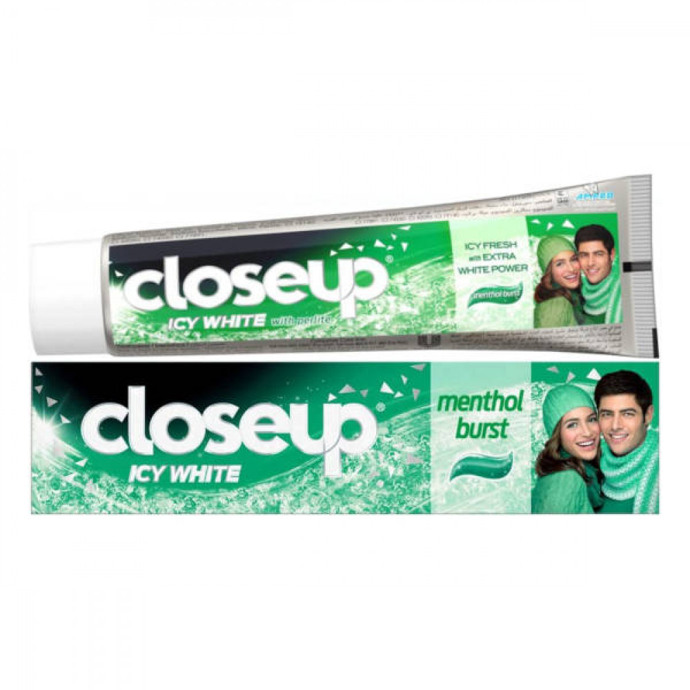 Close Up Icy White Toothpaste Menthol Burst 100ml  Close Up Icy White Toothpaste Menthol Burst 100ml