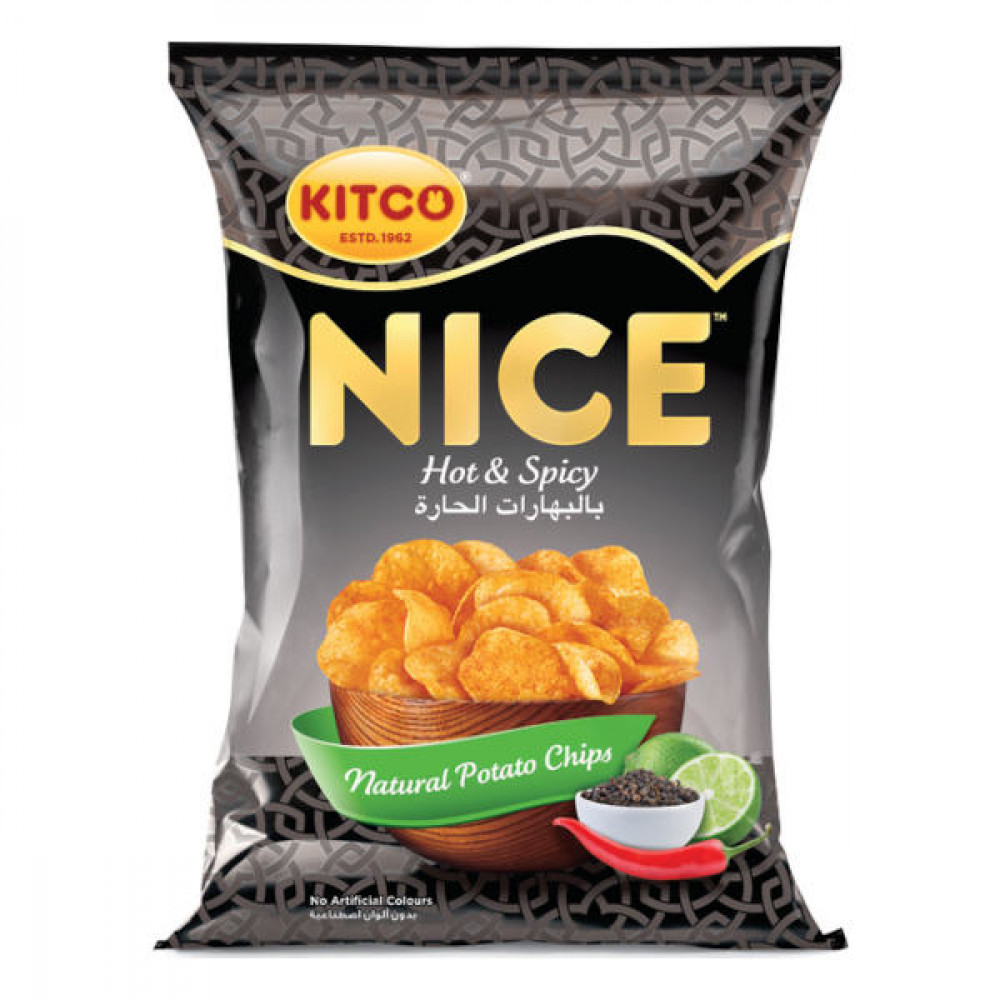 Nice Potato Chips Hot & Spicy 30gm  Nice Potato Chips Hot & Spicy 30gm