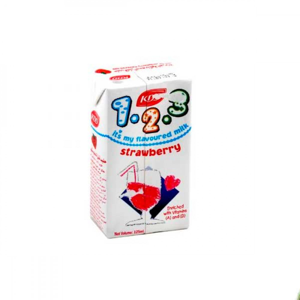 KDD Strawberry Milk 125ml  KDD Strawberry Milk 125ml