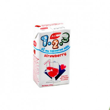 KDD Strawberry Milk 6 x 125ml 