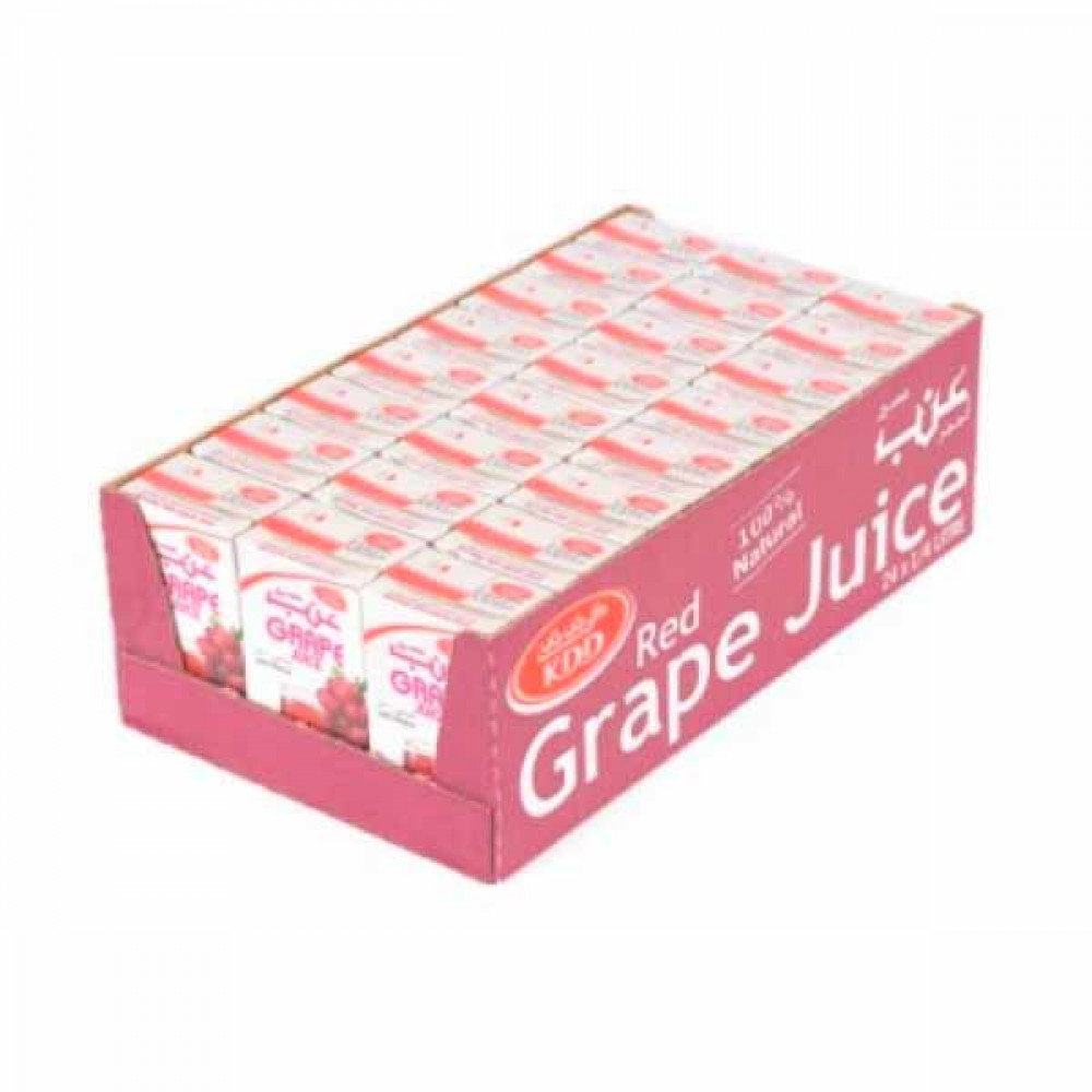 KDD Red Grape Juice 24 x 250ml 