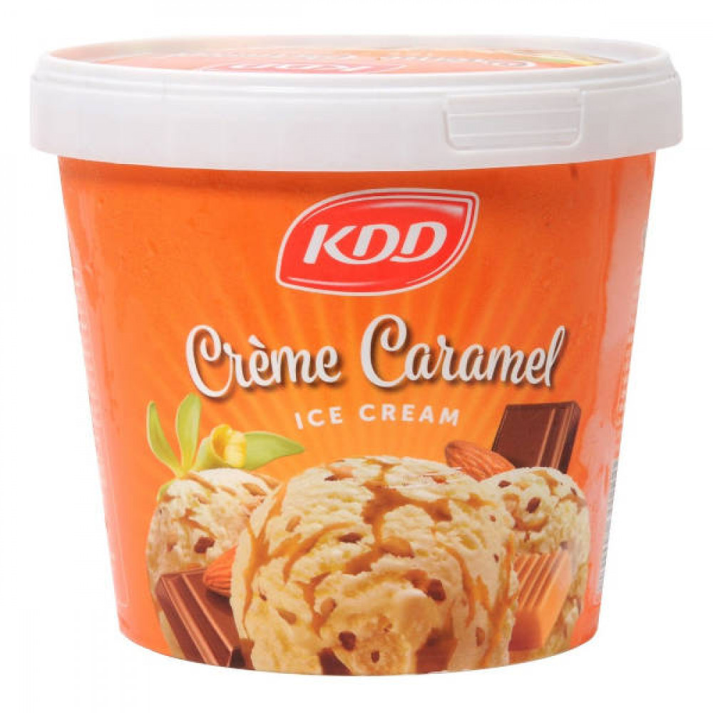 KDD Ice Cream Crème Caramel 1Ltr  KDD Ice Cream Crème Caramel 1Ltr