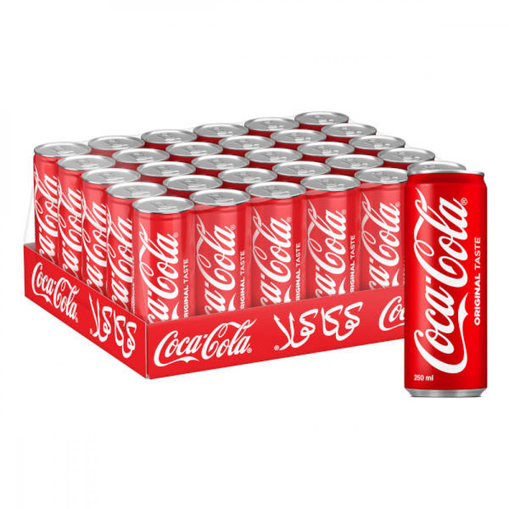 Coca Cola Can 30 x 250ml  Coca Cola Can 30 x 250ml
