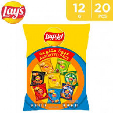 Lays Assorted 20 X 12Gm