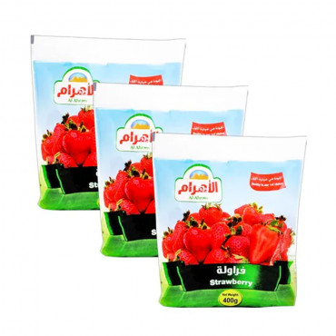 AL AHRAM STRAWBERRY 3 X 400 GM