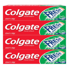 Colgate Fresh Confidence Toothpaste Mint 4 x 125ml
