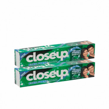 Close Up Toothpaste Menthol Fresh 2 x 120ml 