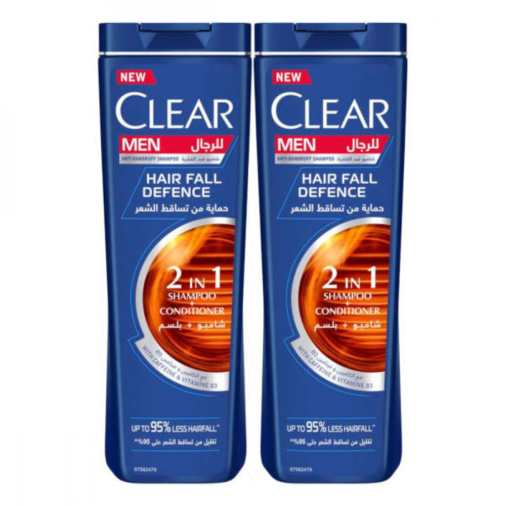 Clear Shampoo Asstd 2 x 400ml  