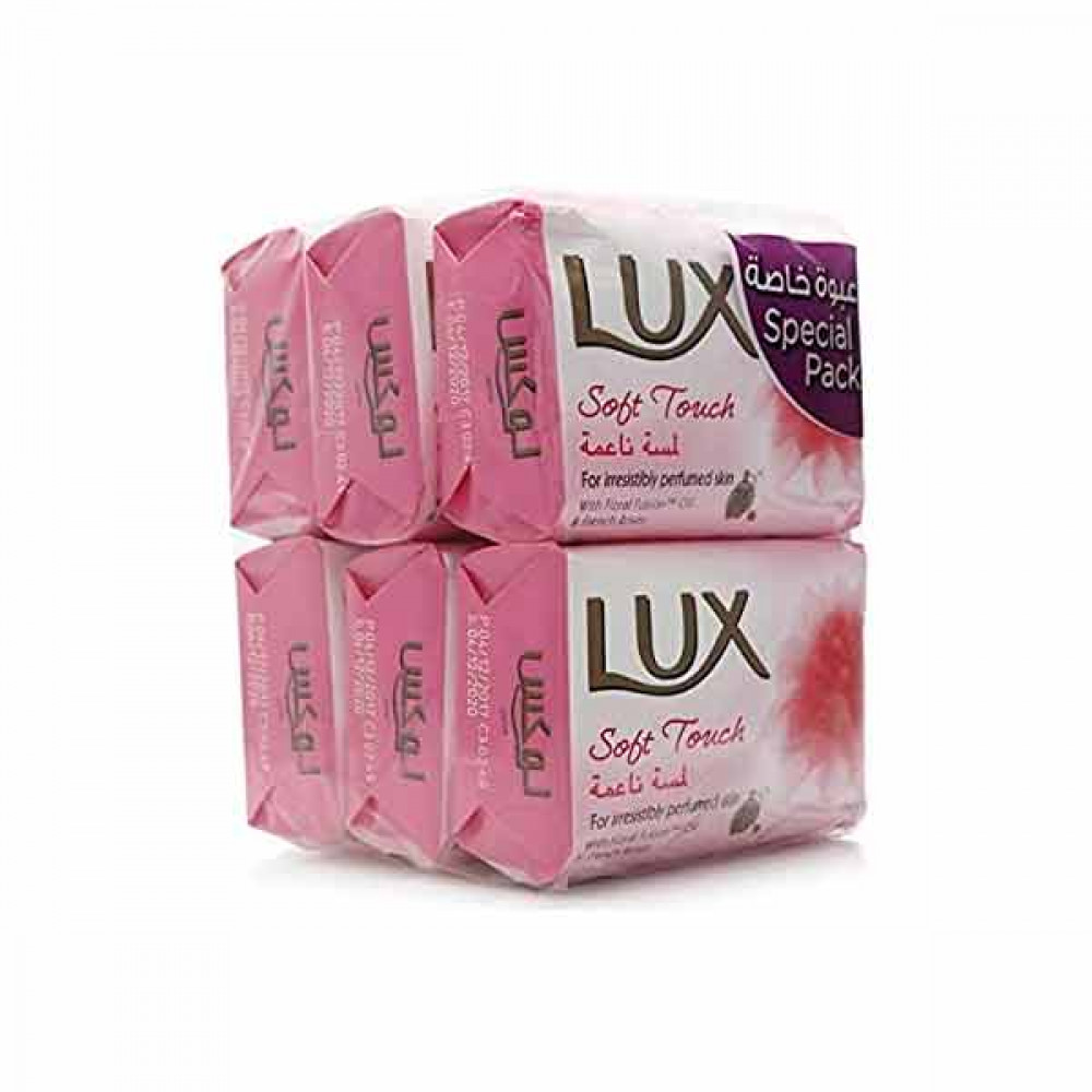 Lux Beauty Bar Soft Touch 6 x 75gm  Lux Beauty Bar Soft Touch 6 x 75gm