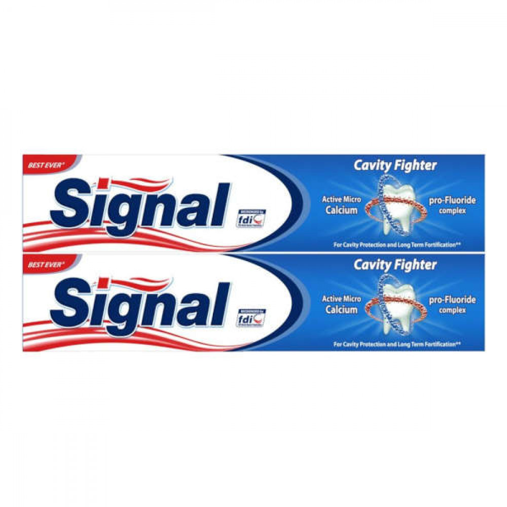 Signal Toothpaste Cavity Fighter 2 x 120gm  Signal Toothpaste Cavity Fighter 2 x 120gm