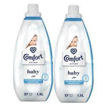 Comfort Fabric Softner Baby (2X1.5Lt)@30%Off