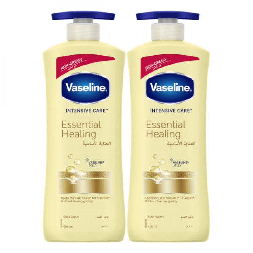 Vaseline Body Lotion Essential Healing 2 x 400ml  Vaseline Body Lotion Essential Healing 2 x 400ml