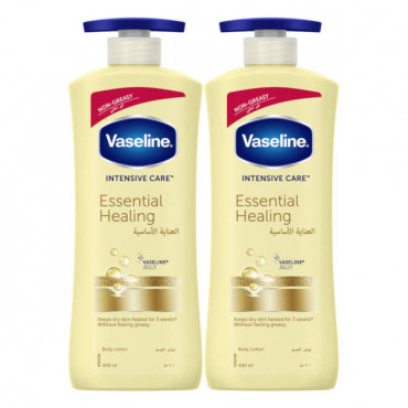 Vaseline Body Lotion Essential Healing 2 x 400ml 