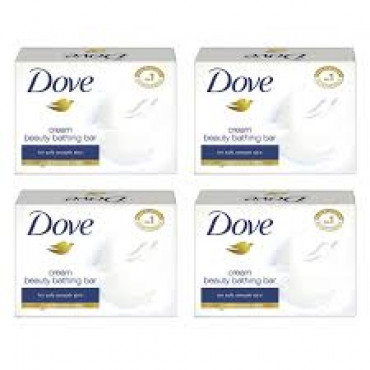 Dove Bar Beauty Cream 125Gx4 10% Off