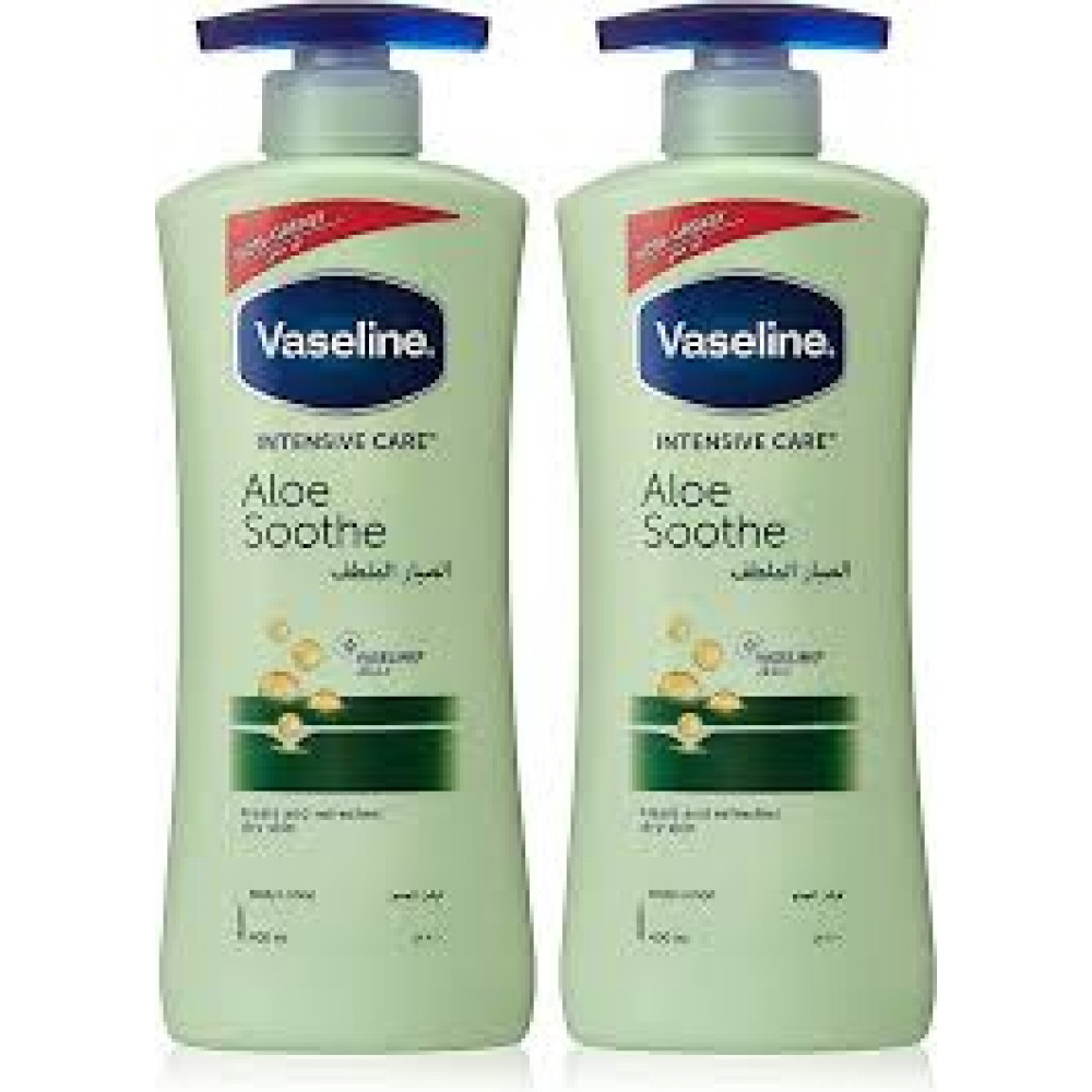 Vaseline Lotion Aloe Soothe 2X400Ml