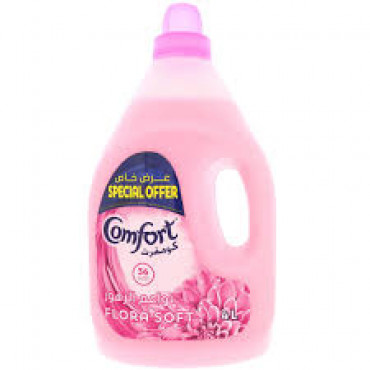 Comfort Fabric Softenar Pink Flora Soft 4 Ltr @Sp