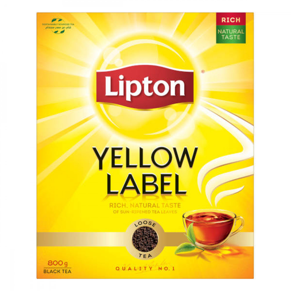 Lipton Yellow Label Tea 800gm  Lipton Yellow Label Tea 800gm