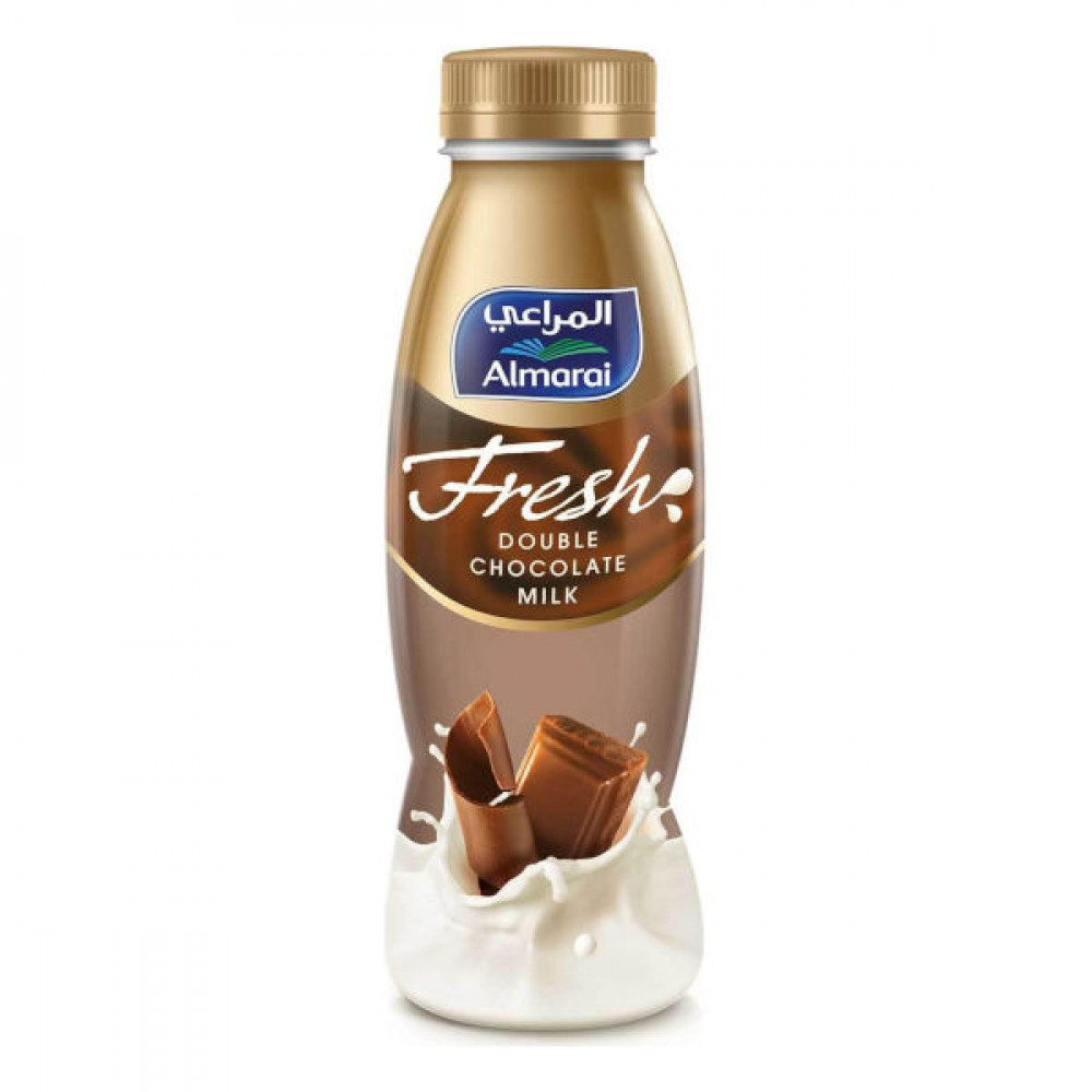 Almarai Fresh Double Chocolate Milk 360ml  Almarai Fresh Double Chocolate Milk 360ml