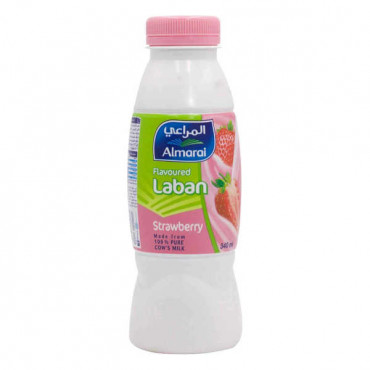 Almarai Flavored Laban Strawberry 340ml 