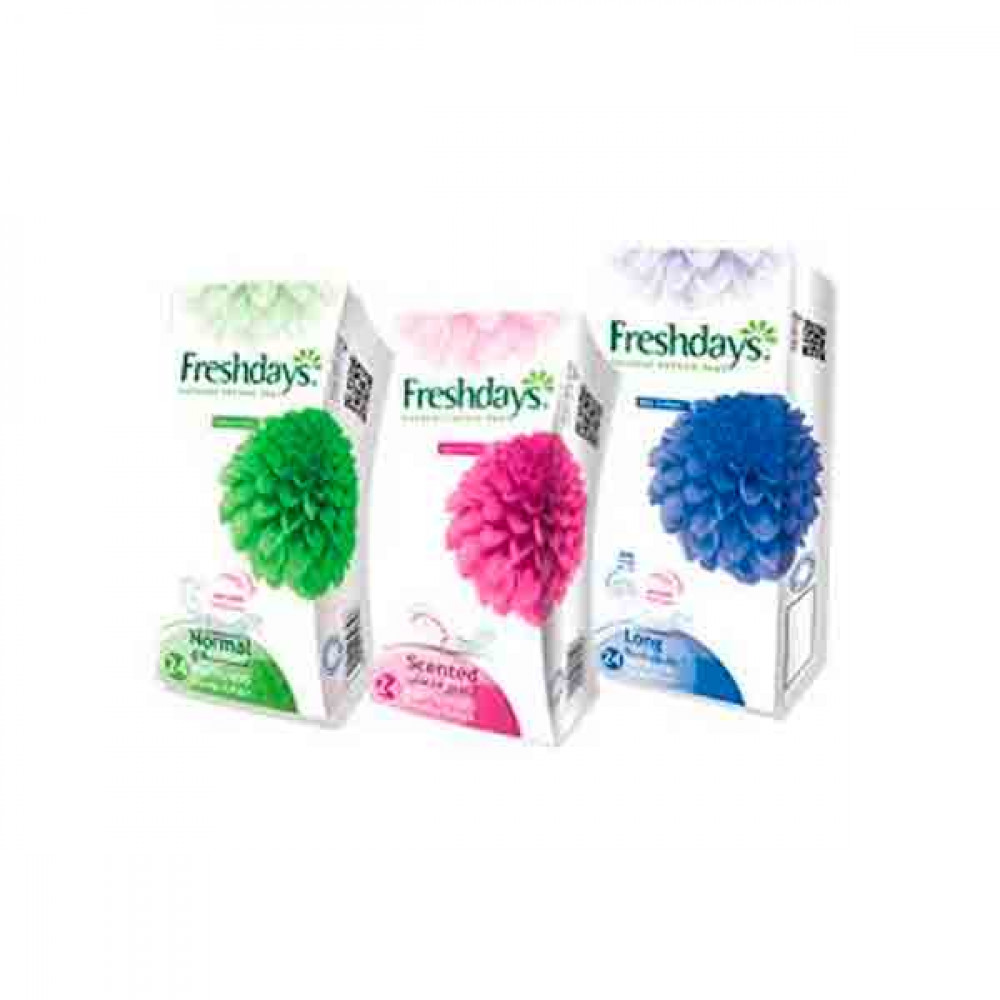 Freshdays Pantyliners Long 24s 