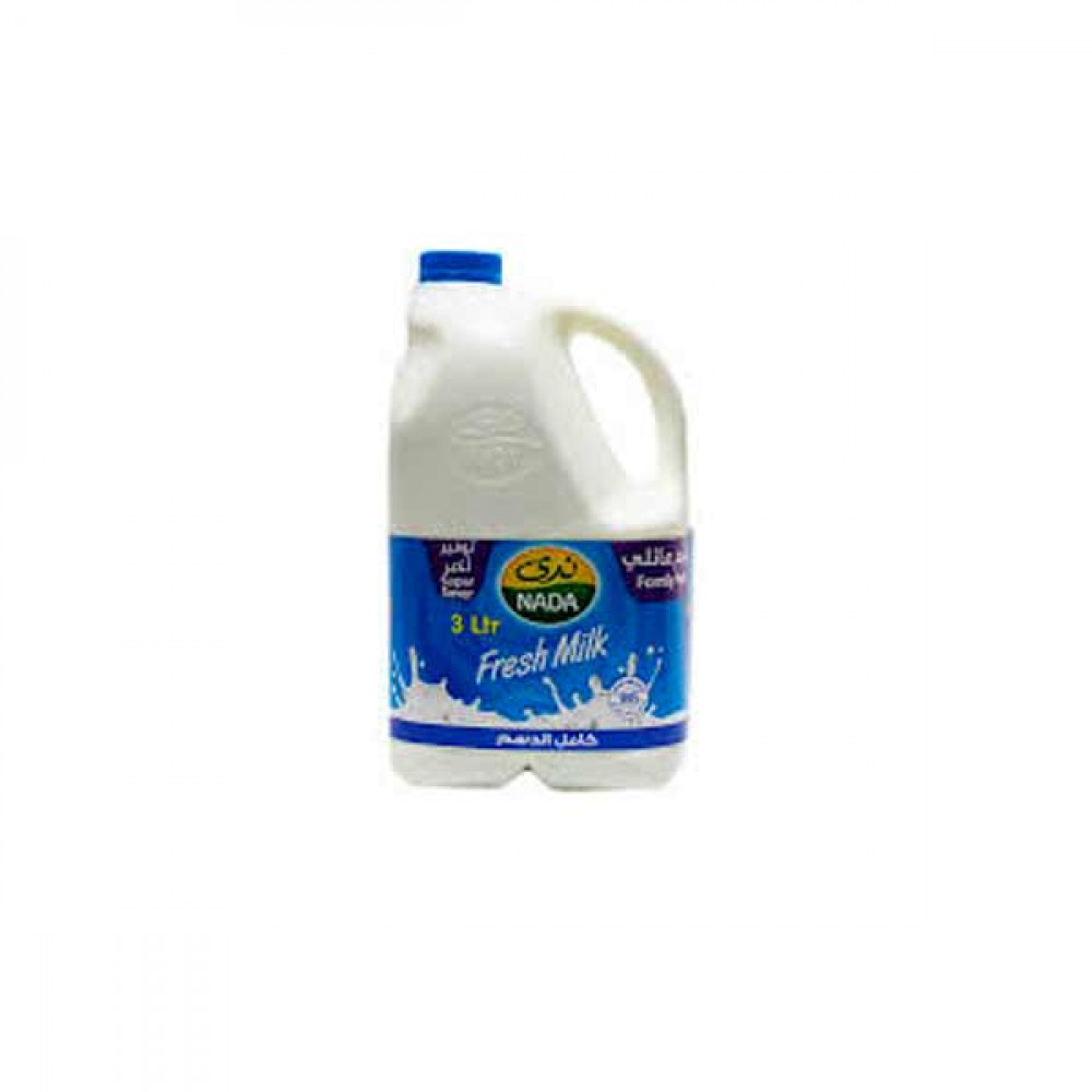 Nada Fresh Full Cream Milk 3Ltr  Nada Fresh Full Cream Milk 3Ltr