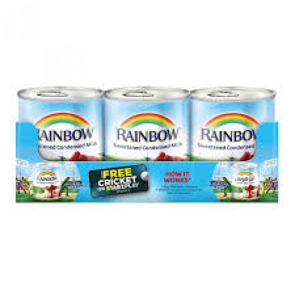 Rainbow Sweet Condensed Milk 3X397 Gm  Rainbow Sweet Condensed Milk 3X397 Gm