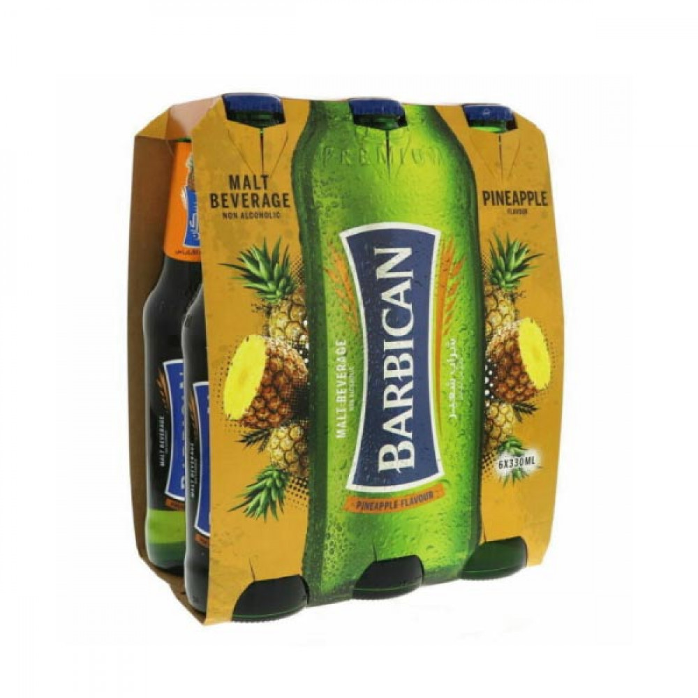 Barbican Malt Beverage Pineapple 6 x 330ml  Barbican Malt Beverage Pineapple 6 x 330ml