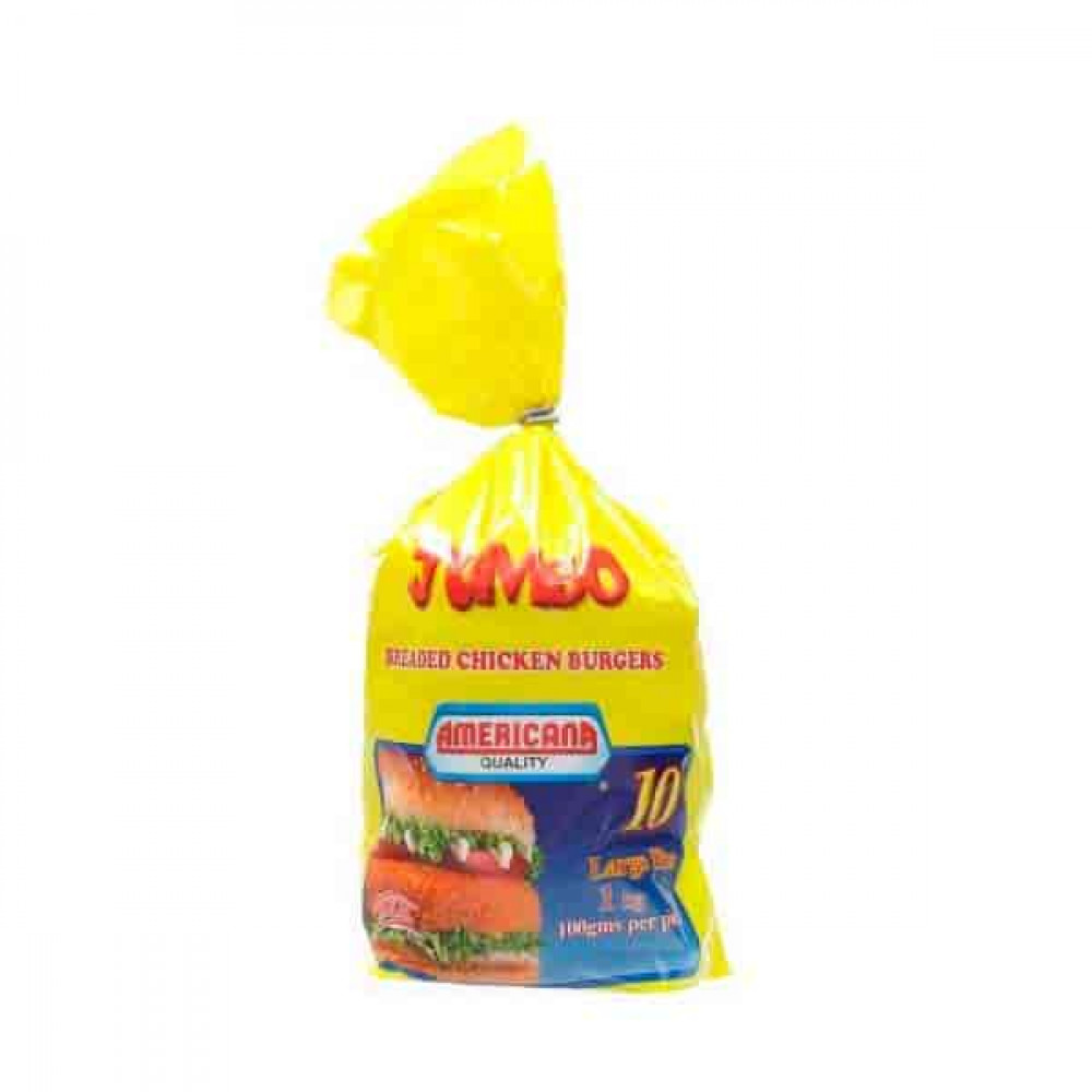 Americana Jumbo Breaded Burger 10s  Americana Jumbo Breaded Burger 10s
