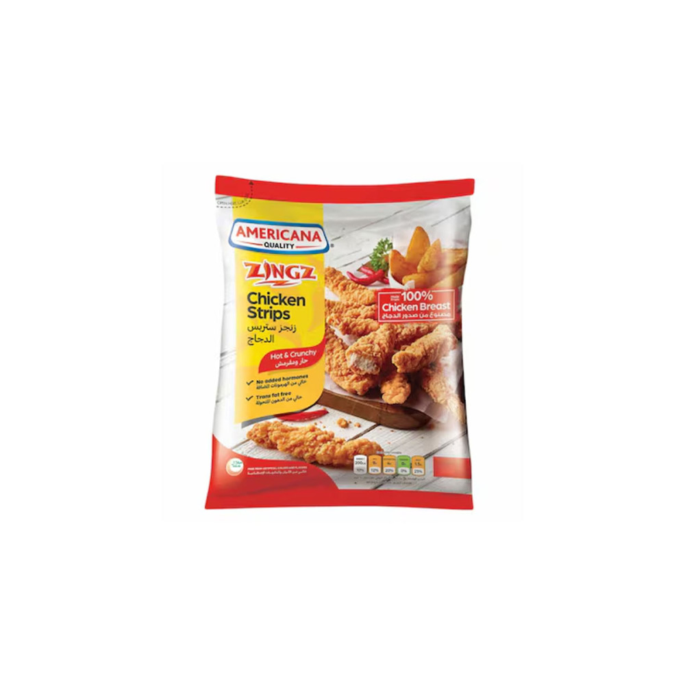 AMERICANA CHICKEN STRIPS PLAIN BAG 1KG