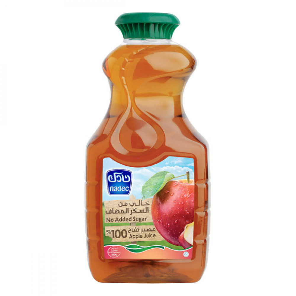 Nadec Apple Juice No Sugar Added 1.5Ltr  Nadec Apple Juice No Sugar Added 1.5Ltr