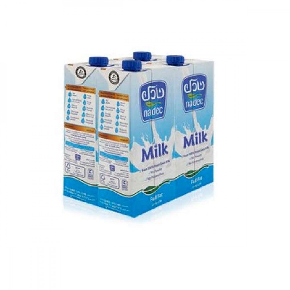 Nadec Long Life Milk Full Fat 4 x 1Ltr  Nadec Long Life Milk Full Fat 4 x 1Ltr