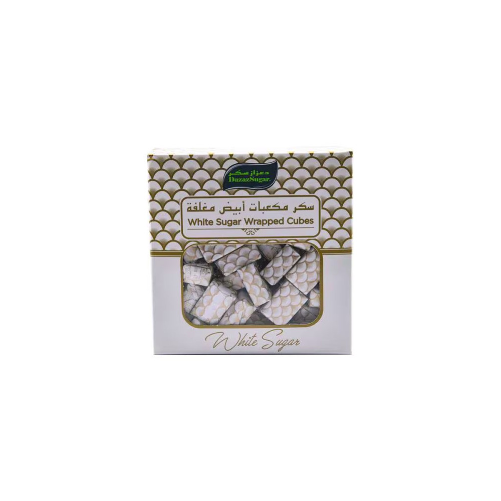DAZAZ WHITE SUGAR WRAPPED CUBES 500GM