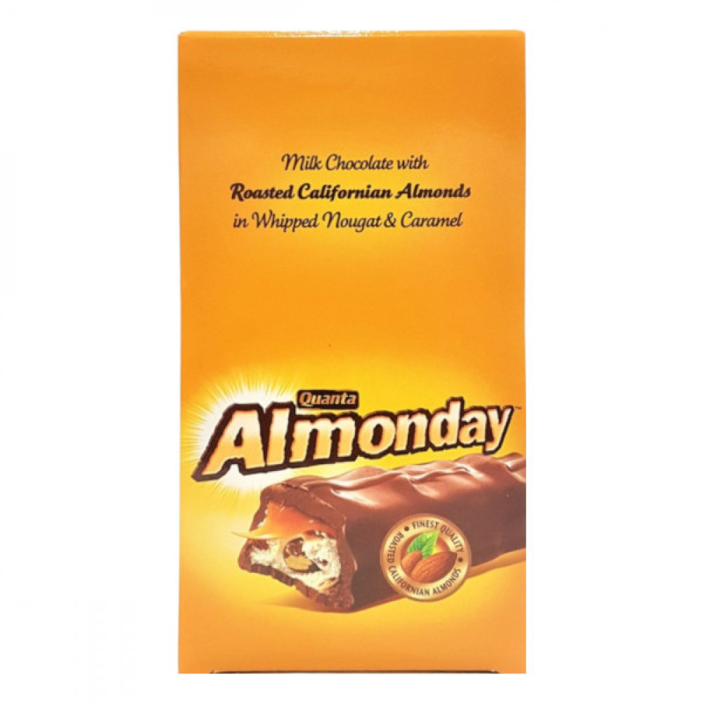 Almonday Milk Almonds Chocolate 12 x 35gm Almonday Milk Almonds Chocolate 12 x 35gm