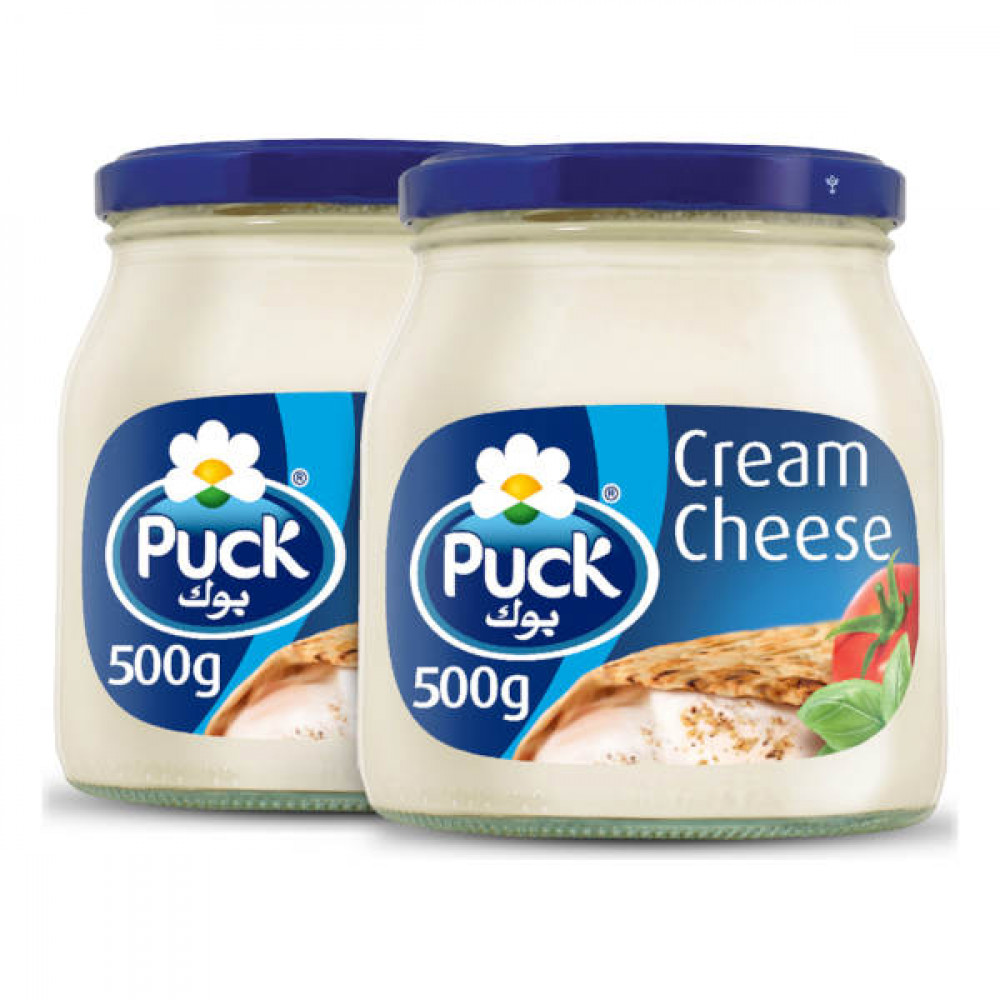Puck Cream Cheese Spread 2 x 500gm  Puck Cream Cheese Spread 2 x 500gm