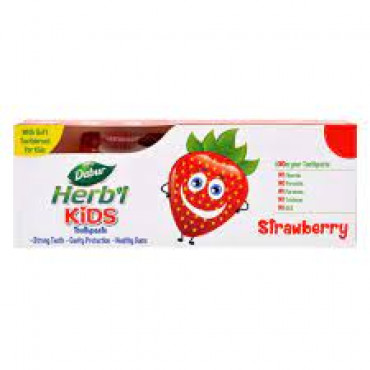 Dabur Herbl Tp Kids Strw Bry 50Gm+Tb