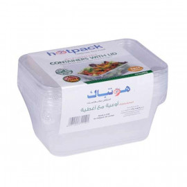 Hotpack Microwave Rect.Container 1000ml 5s