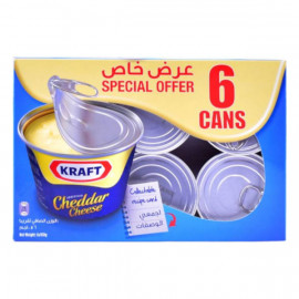 Kraft Processed Cheddar Cheese 6 x 100gm