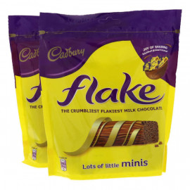Cadbury Milk Chocolate Flake Minis 2 x 174gm