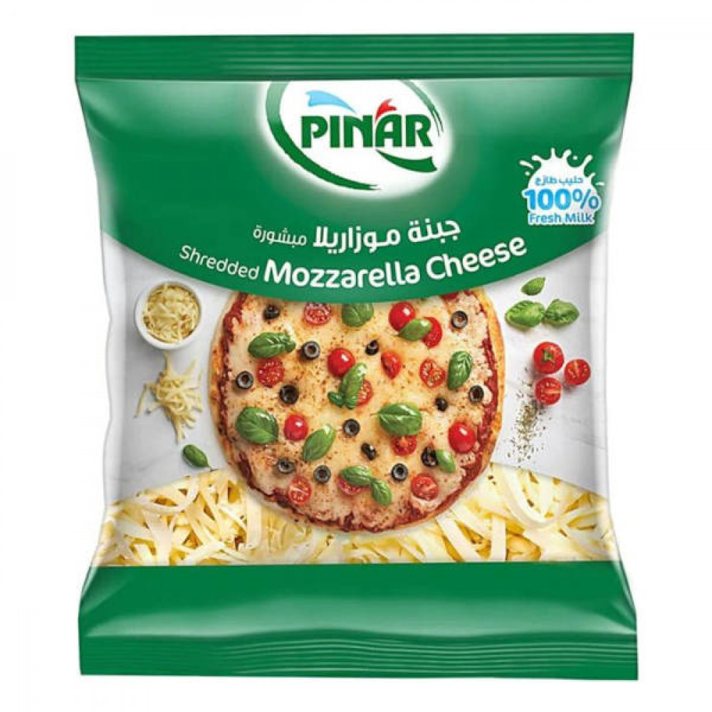 Pinar Shredded Mozzarella Cheese 200gm  Pinar Shredded Mozzarella Cheese 200gm
