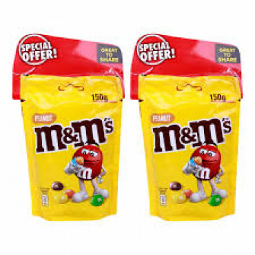 M&Ms Peanut 2X150G