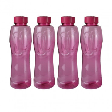 PLASTIC WATER BOTTLE 4 PCS SET 1000ML 0444