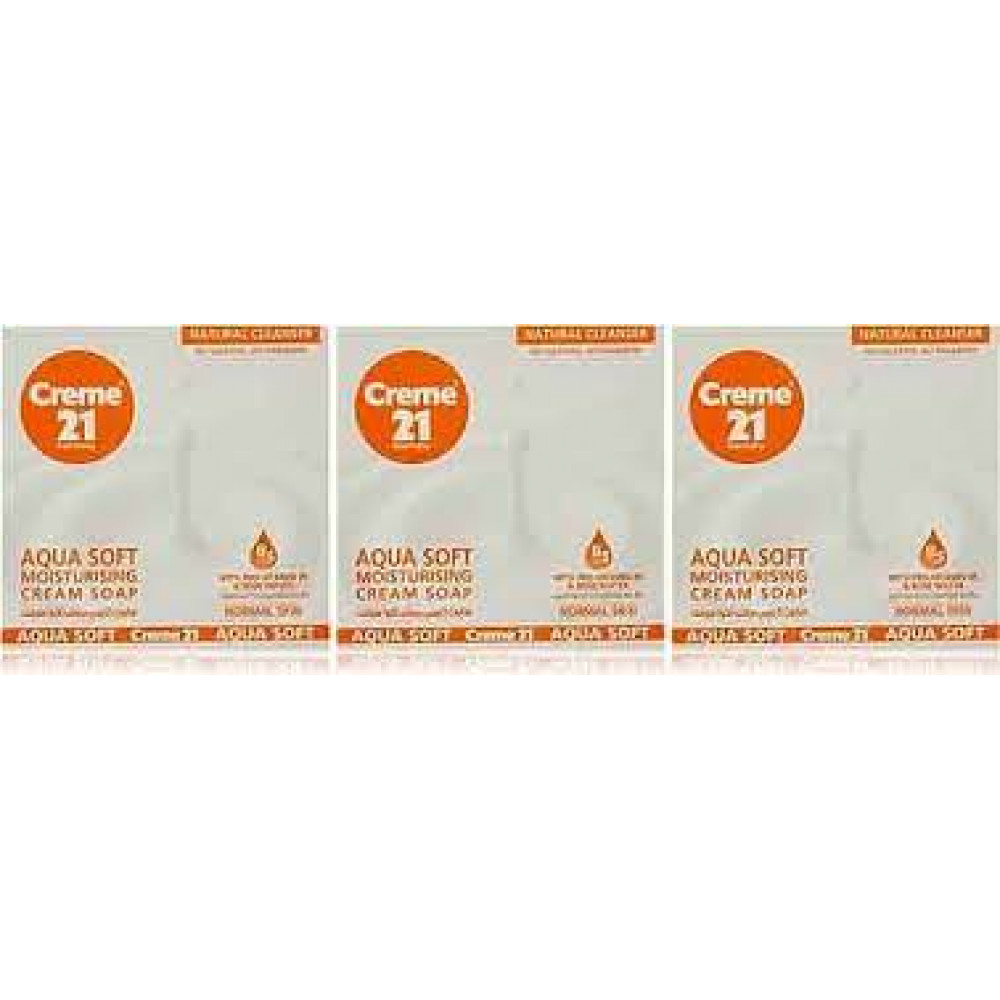 Creme 21 Cremey Moisturising Soap 4 X 125 Gm