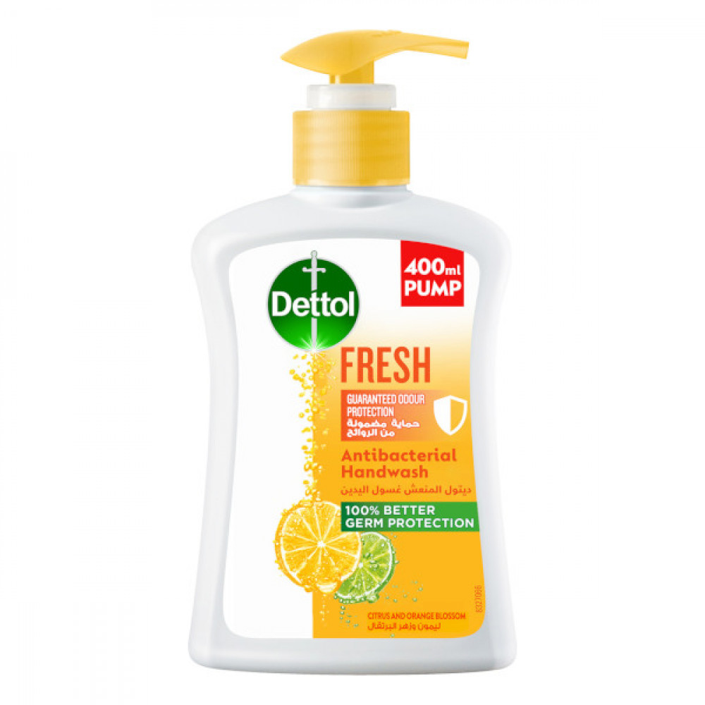 Dettol Antibacterial Handwash Fresh 400ml  Dettol Antibacterial Handwash Fresh 400ml