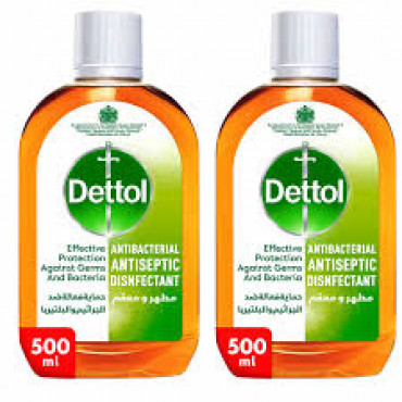 Dettol Trigger Antiseptic Liquid 2X500Ml